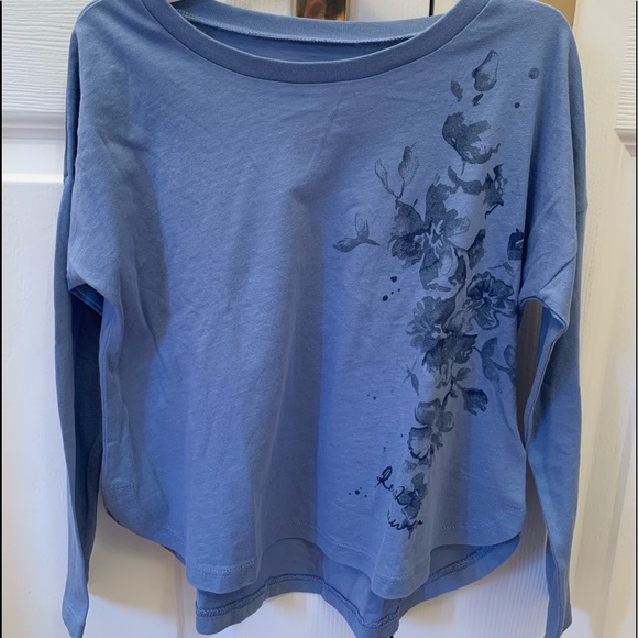 Polo Ralph Lauren blue floral top. Size 5T. Never been work. - Picture 4 of 4
